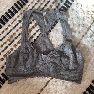 NEVER WORN Free People Gray Bralette